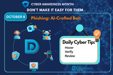Illustrative image depicting phishing, cyber attacks, and data security risks for online users.