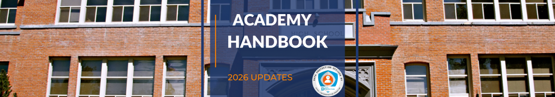 Academy Trust Handbook 2026 cover, detailing new DfE digital standards