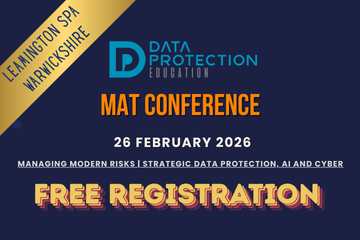 MAT Conference 2026 graphic promoting the event with speakers from ICO, DfE, and Data & Marketing Commission. Register now!
